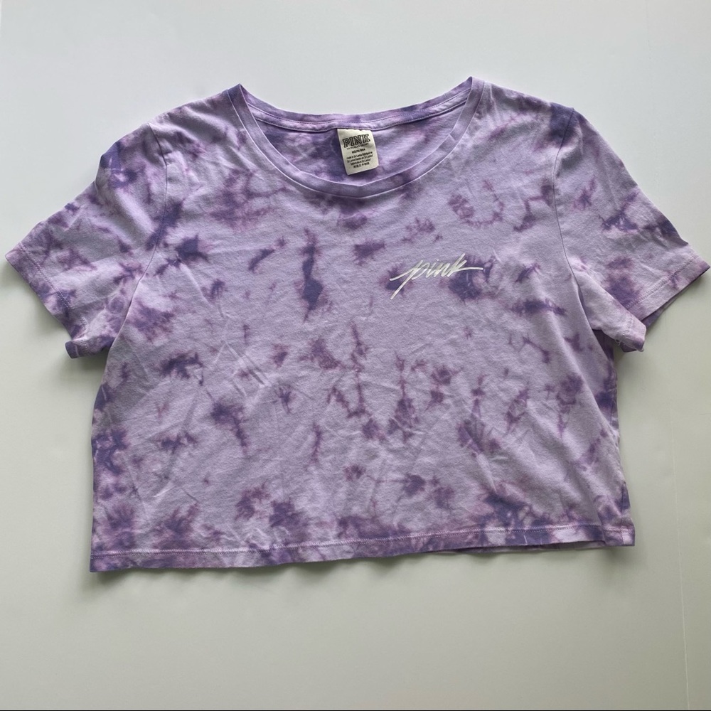 PINK Victoria’s Secret Tie Dye Crop Top Size Med